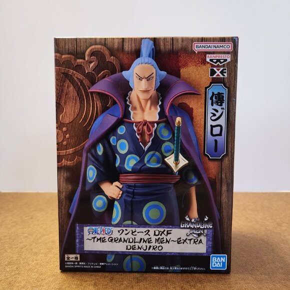 New Banpresto One Piece DXF The Grandline Men Extra Denjiro Figure Japan 17cm - Picture 2 of 6